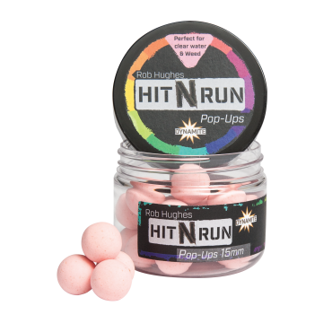 Dynamite Baits Hit N Run Pop-Ups 15mm Pink